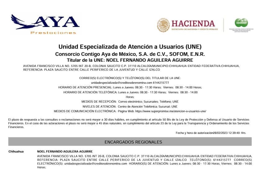 Atención a Usuarios UNE