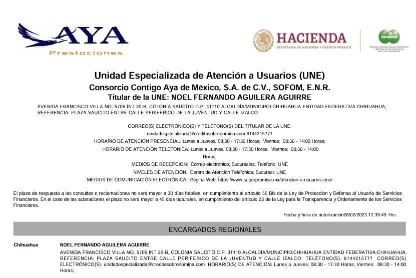 Atención a Usuarios UNE