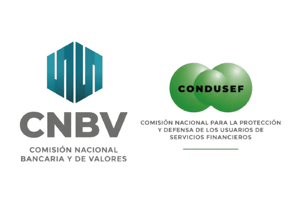 Logos oficiales de CNBV y CONDUSEF - Supervisión Financiera SuperPromise